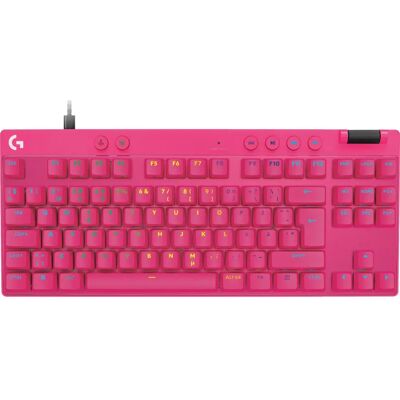 Logitech G Pro X TKL Rapid Rosa - Gaming-tastatur Logitech G Pro X TKL Rapid Rosa - Gaming-tastatur