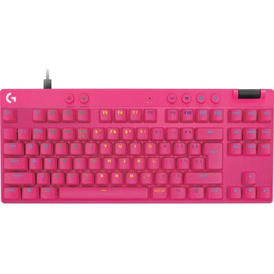 Logitech G Pro X Rapid Rózsaszín Gaming Billentyűzet - US International QWERTY Logitech G Pro X Rapid Rózsaszín Gaming Billentyűzet - US International QWERTY