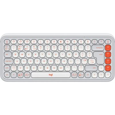 Logitech POP Icon Keys Wireless Bluetooth Keyboard Orange - Keyboard Logitech POP Icon Keys Wireless Bluetooth Keyboard Orange - Keyboard