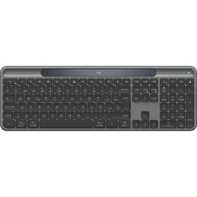 Teclado Logitech Signature Slim Solar+ K980 - Inalámbrico RF & Bluetooth, QWERTY en Español, Graphite Teclado Logitech Signature Slim Solar+ K980 - Inalámbrico RF & Bluetooth, QWERTY en Español, Graphite
