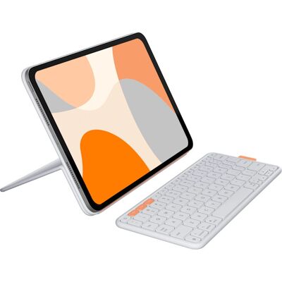 Logitech - Flip Folio - Hellgrau - iPad - Keyboard Case Logitech - Flip Folio - Hellgrau - iPad - Keyboard Case