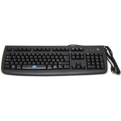 Logitech - Deluxe 250 - Black - USB - Keyboard Logitech - Deluxe 250 - Black - USB - Keyboard