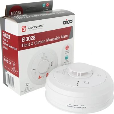 Aico Ei3028 Multi-Sensor Heat & CO Alarm - Alarm Aico Ei3028 Multi-Sensor Heat & CO Alarm - Alarm