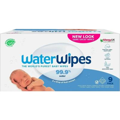 Toallitas Bebé Waterwipes - Sensibles, 60/540 uds Toallitas Bebé Waterwipes - Sensibles, 60/540 uds