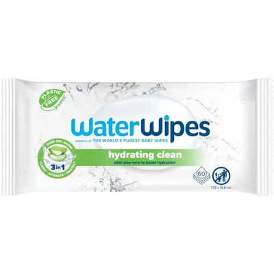 Waterwipes Aloe Vera Hydraterende 60 Doekjes Waterwipes Aloe Vera Hydraterende 60 Doekjes