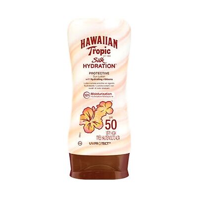 Crema solare SPF50 Hawaiian Tropic - Lozione solare Hawaiian Tropic SPF50 Crema solare SPF50 Hawaiian Tropic - Lozione solare Hawaiian Tropic SPF50