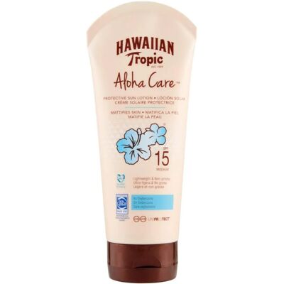 Hawaiian Tropic - Aloha Care Crème Solaire SPF 15 - Crème solaire - Publicité Hawaiian Tropic - Aloha Care Crème Solaire SPF 15 - Crème solaire - Publicité
