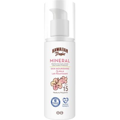 Hawaiian Tropic - Mineral Skin Nourishing Milk SPF15 - Solkrem Hawaiian Tropic - Mineral Skin Nourishing Milk SPF15 - Solkrem