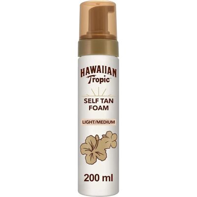 Hawaiian Tropic Mousse Autobronzante Léger / Moyen (200 ml) - Publicité Hawaiian Tropic Mousse Autobronzante Léger / Moyen (200 ml) - Publicité