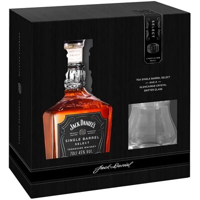 Jack Daniel's Single Barrel Select 45% - 0,7l 45% + verre Jeff Arnett - Publicité Jack Daniel's Single Barrel Select 45% - 0,7l 45% + verre Jeff Arnett - Publicité
