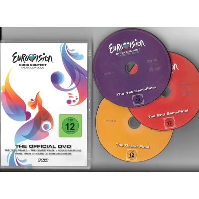 Various Artists Eurovision Song Contest 2009 - 3 DVDs - DVD - Publicité Various Artists Eurovision Song Contest 2009 - 3 DVDs - DVD - Publicité