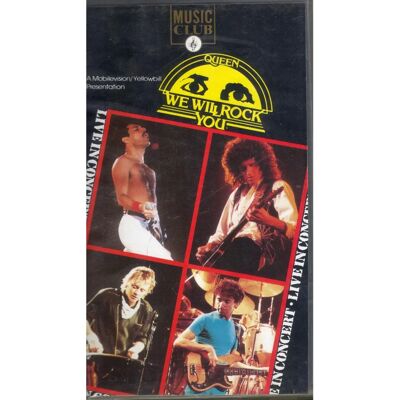 Queen - We Will Rock You VHS - DVD Queen - We Will Rock You VHS - DVD