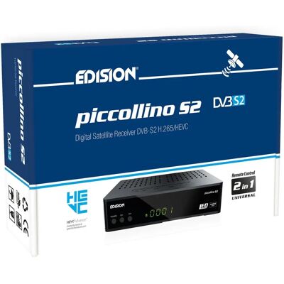 Edision Piccollino DVB-S2 Full HD Sat Receiver - H.265/HEVC Unterstützung Edision Piccollino DVB-S2 Full HD Sat Receiver - H.265/HEVC Unterstützung