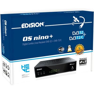 Edision Os Nino+ DVB-S2 + DVB-C/T2 Edision Os Nino+ DVB-S2 + DVB-C/T2
