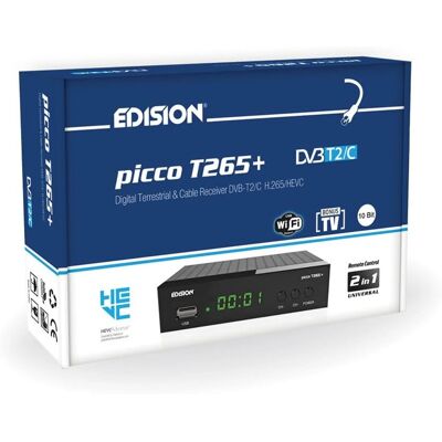 Edison Picco T265+ - Récepteur Numérique avec PVR, HDMI & USB - Publicité Edison Picco T265+ - Récepteur Numérique avec PVR, HDMI & USB - Publicité