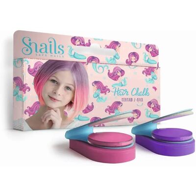 Snails Haarkreide - 2er-Pack - Meerjungfrau - Einheitsgröße - Haaraccessoire Snails Haarkreide - 2er-Pack - Meerjungfrau - Einheitsgröße - Haaraccessoire
