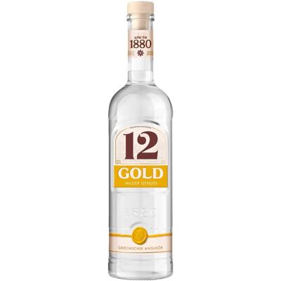 Ouzo 12 Gold - Griekse Traditie, Aromatisch, Zacht - Ouzo Ouzo 12 Gold - Griekse Traditie, Aromatisch, Zacht - Ouzo