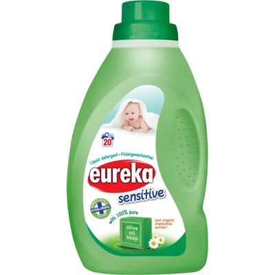 Eureka S.A. Sensitive Non Bio Flüssigwaschmittel - Olivenölseife, Bio Kamille Eureka S.A. Sensitive Non Bio Flüssigwaschmittel - Olivenölseife, Bio Kamille