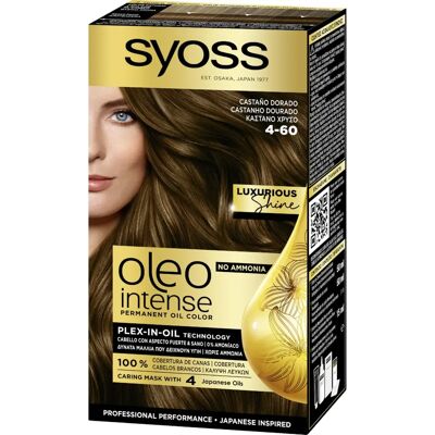 Tinta sem amônia Syoss Oleo Intense - Castanho Dourado Tinta sem amônia Syoss Oleo Intense - Castanho Dourado