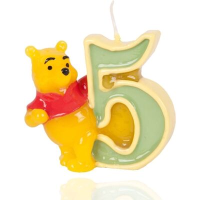 Procos Winnie The Pooh - Candela numero 5 - Tipo di prodotto Procos Winnie The Pooh - Candela numero 5 - Tipo di prodotto