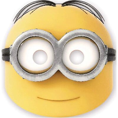 Máscaras de Festa Minions - Kit com 6 Máscaras de Festa Minions - Kit com 6