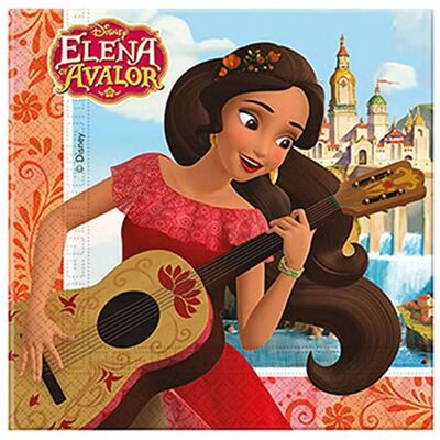 Serviettes de Fête Elena Avalor - 33x33cm - Publicité Serviettes de Fête Elena Avalor - 33x33cm - Publicité