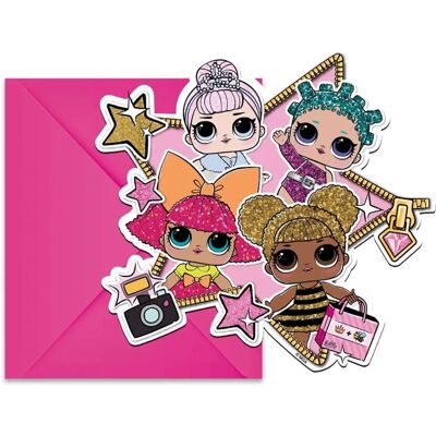 JADEO 6 Invitations with LOL envelopes - Invitation Cards JADEO 6 Invitations with LOL envelopes - Invitation Cards