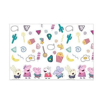 Procos Peppa Pig Toalha de Plástico Retangular - Multicolor Procos Peppa Pig Toalha de Plástico Retangular - Multicolor