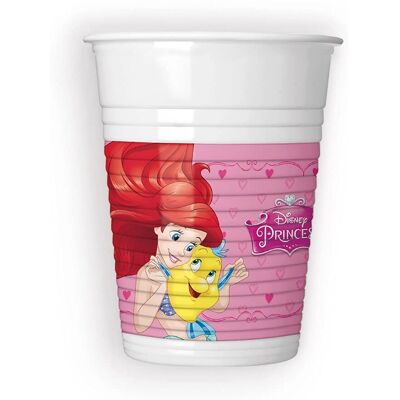 Gobelets en Plastique Disney Princess - 8 pcs - 200 ml Gobelets en Plastique Disney Princess - 8 pcs - 200 ml