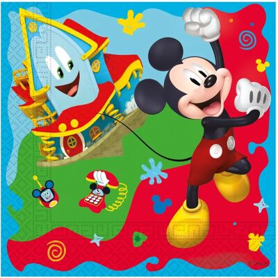 Mickey Mouse 33x33cm - Toalhas de papel - Halloween Mickey Mouse 33x33cm - Toalhas de papel - Halloween