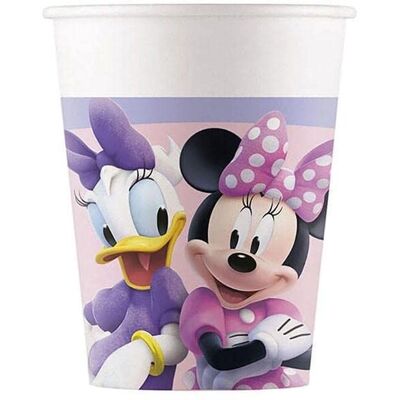 Disney Minnie Mouse Papieren Bekers - 200 ml - 8 stuks Disney Minnie Mouse Papieren Bekers - 200 ml - 8 stuks