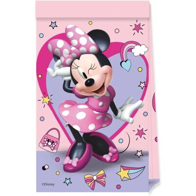 Procos Sacchetti festa Minnie Mouse - 4 pezzi Procos Sacchetti festa Minnie Mouse - 4 pezzi