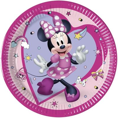 Assiette en papier Minnie Junior - 8 pcs - 20cm - FSC - Publicité Assiette en papier Minnie Junior - 8 pcs - 20cm - FSC - Publicité