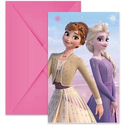 GODAN Pozvánky a obálky Frozen 2 Wind Spirit - Party Příslušenství GODAN Pozvánky a obálky Frozen 2 Wind Spirit - Party Příslušenství