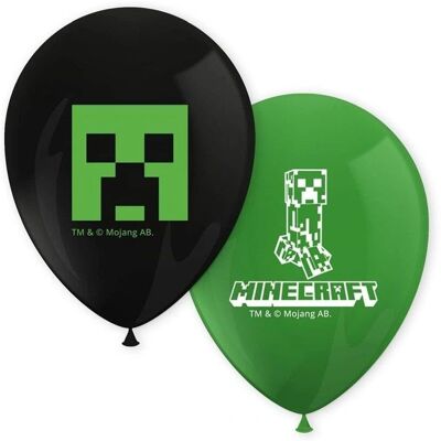 Minecraft lateksilätkä 28cm - 8-pack Minecraft lateksilätkä 28cm - 8-pack