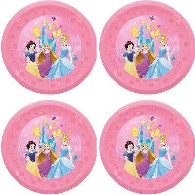 Decorata Party Prinses Live 21cm Roze Plastic Bord - Feestservies Decorata Party Prinses Live 21cm Roze Plastic Bord - Feestservies