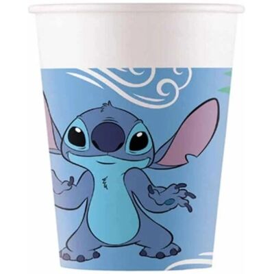 Gobelets en papier Disney Lilo & Stitch - Ensemble de gobelets de fête - Publicité Gobelets en papier Disney Lilo & Stitch - Ensemble de gobelets de fête - Publicité