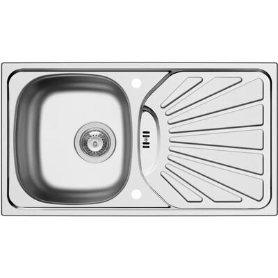 Évier de cuisine en acier inoxydable Pyramis ET78 Margarita - Réversible, 780x435mm - Publicité Évier de cuisine en acier inoxydable Pyramis ET78 Margarita - Réversible, 780x435mm - Publicité