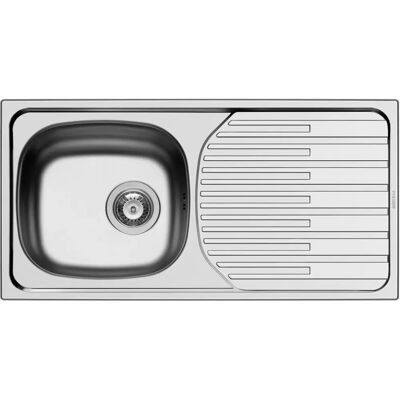 Pyramis - ET33 Fork - 860 x 435 mm - Links/Rechts verwendbar - Spüle Pyramis - ET33 Fork - 860 x 435 mm - Links/Rechts verwendbar - Spüle
