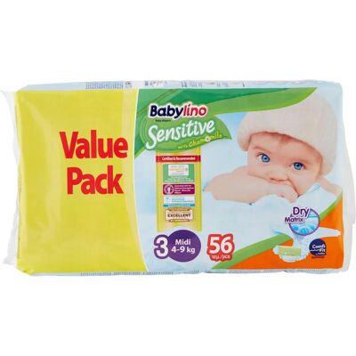 Πάνας Babylino Sensitive Βαμβακερές Μαλακές - Φροντίδα Μωρού Πάνας Babylino Sensitive Βαμβακερές Μαλακές - Φροντίδα Μωρού
