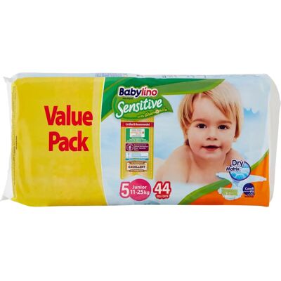Πάνες Babylino Sensitive Cotton Soft No5 - Προϊόν μωρού Πάνες Babylino Sensitive Cotton Soft No5 - Προϊόν μωρού