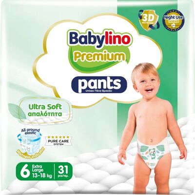 Babylino No6 Babywindeln - Nachtgebrauch, 31 Stück Babylino No6 Babywindeln - Nachtgebrauch, 31 Stück