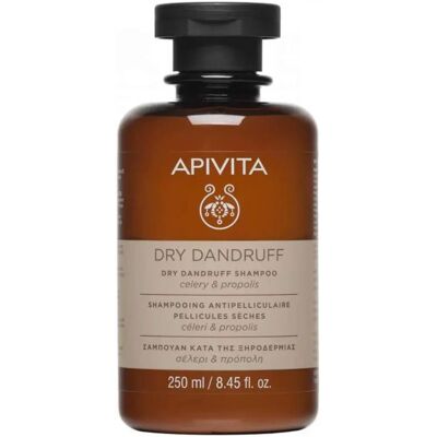 Shampoo anticaspa seco Apivita - Aipo & Própolis - 250ml Shampoo anticaspa seco Apivita - Aipo & Própolis - 250ml