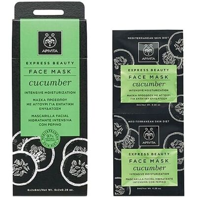 Apivita Express Beauty Máscara Facial de Pepino (2 x 8 ml) Apivita Express Beauty Máscara Facial de Pepino (2 x 8 ml)