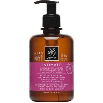 Apivita - Gel íntimo suave com própolis e óleo de tea tree - 300ml Apivita - Gel íntimo suave com própolis e óleo de tea tree - 300ml