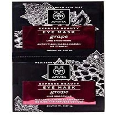 Apivita Masque Yeux Antirides Raisin 2x2ml Apivita Masque Yeux Antirides Raisin 2x2ml