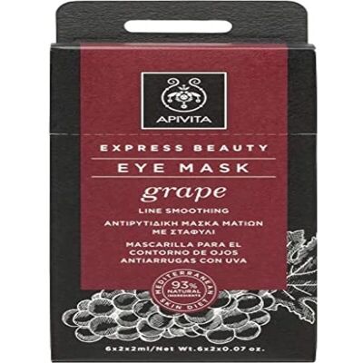 Apivita Express Beauty Grape Anti-Wrinkle Face Mask - 2x8ml Apivita Express Beauty Grape Anti-Wrinkle Face Mask - 2x8ml