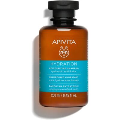 Shampoing Hydratant Apivita - Acide Hyaluronique & Aloe - Tous Types de Cheveux Shampoing Hydratant Apivita - Acide Hyaluronique & Aloe - Tous Types de Cheveux