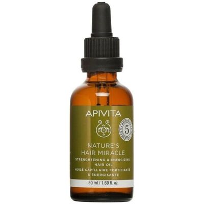 Apivita Hair Oil - Strengthening & Energizing - 50ml Apivita Hair Oil - Strengthening & Energizing - 50ml