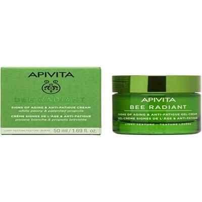 Apivita Bee Radiant Tekenen van Veroudering en Anti-Vermoeidheid Gel Crème Lichte Textuur (50 ml) Apivita Bee Radiant Tekenen van Veroudering en Anti-Vermoeidheid Gel Crème Lichte Textuur (50 ml)